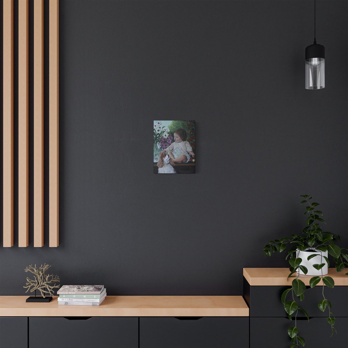 "GARDEN MORNING' Canvas Art Print