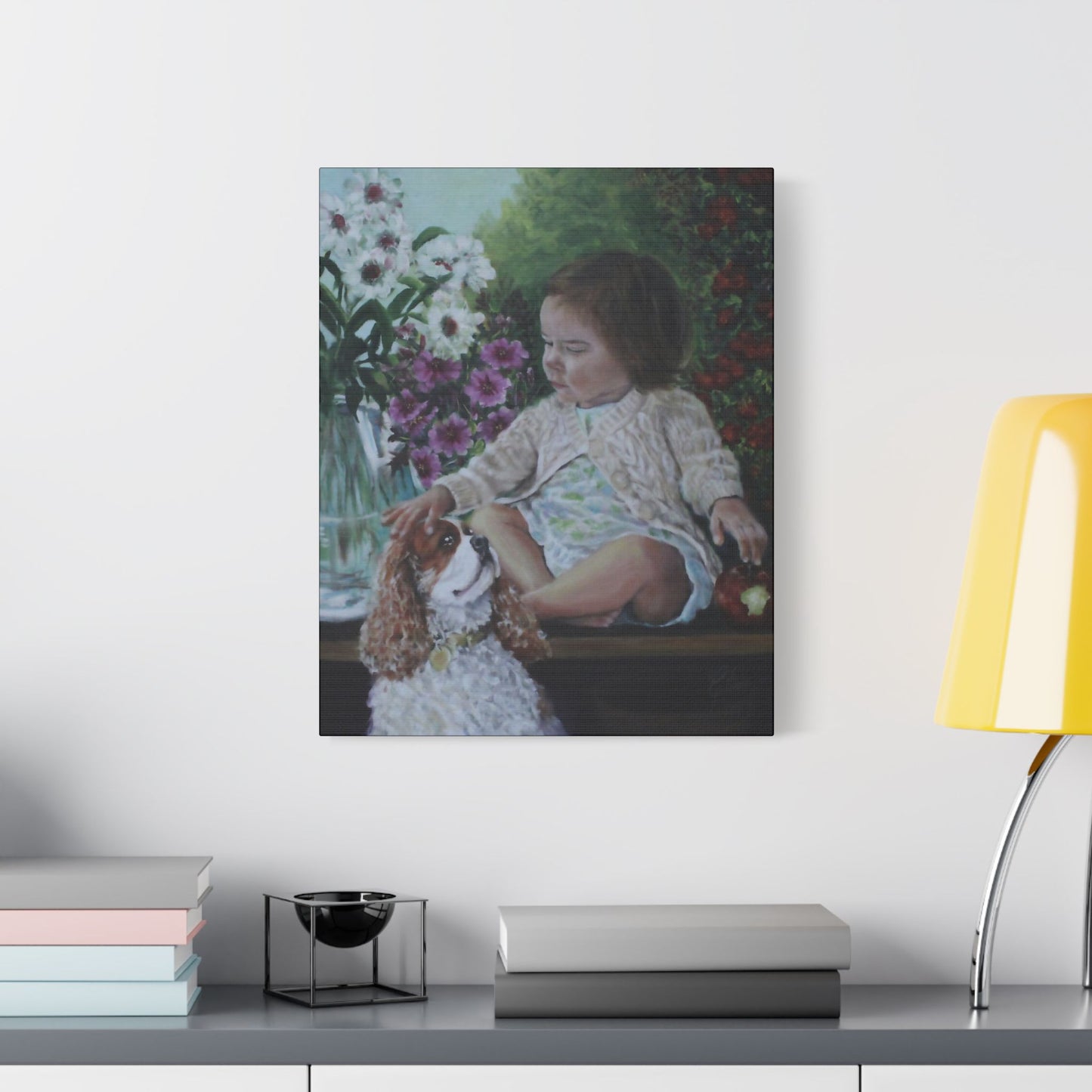 "GARDEN MORNING' Canvas Art Print