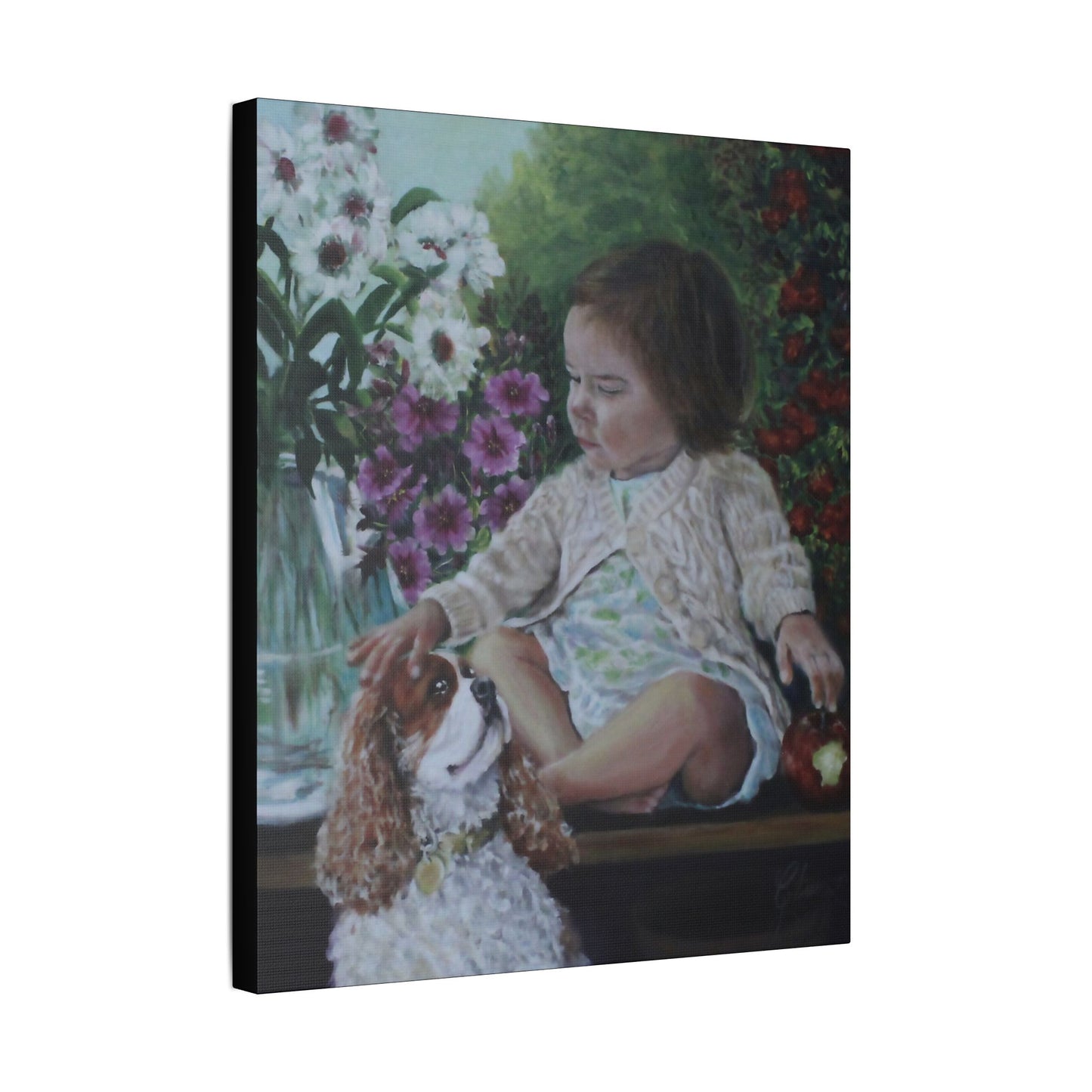 "GARDEN MORNING' Canvas Art Print