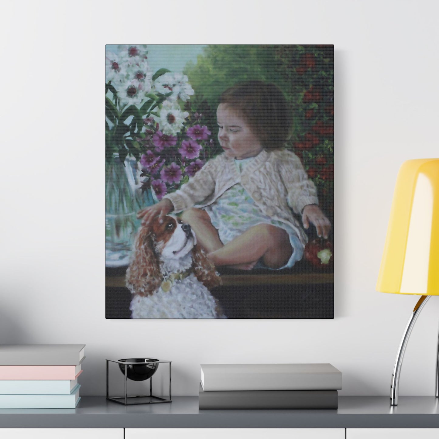 "GARDEN MORNING' Canvas Art Print