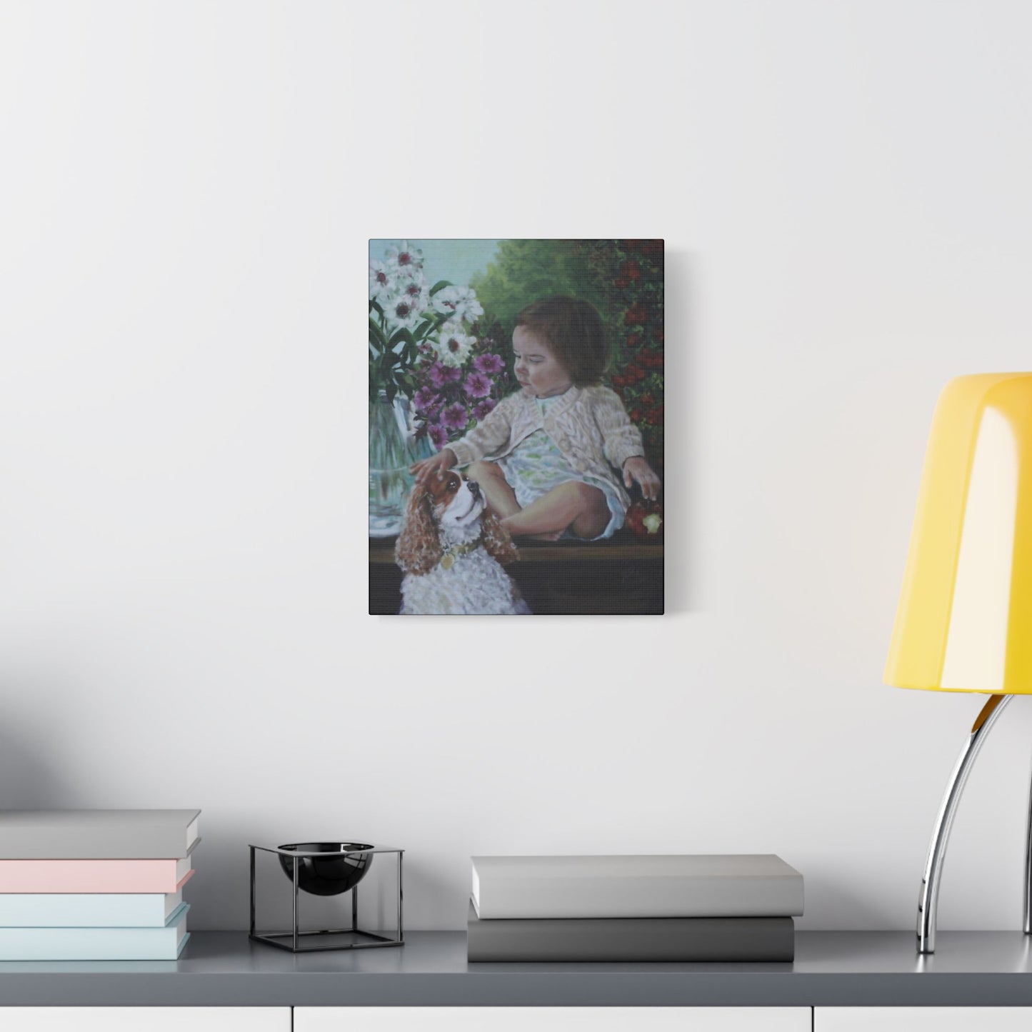 "GARDEN MORNING' Canvas Art Print