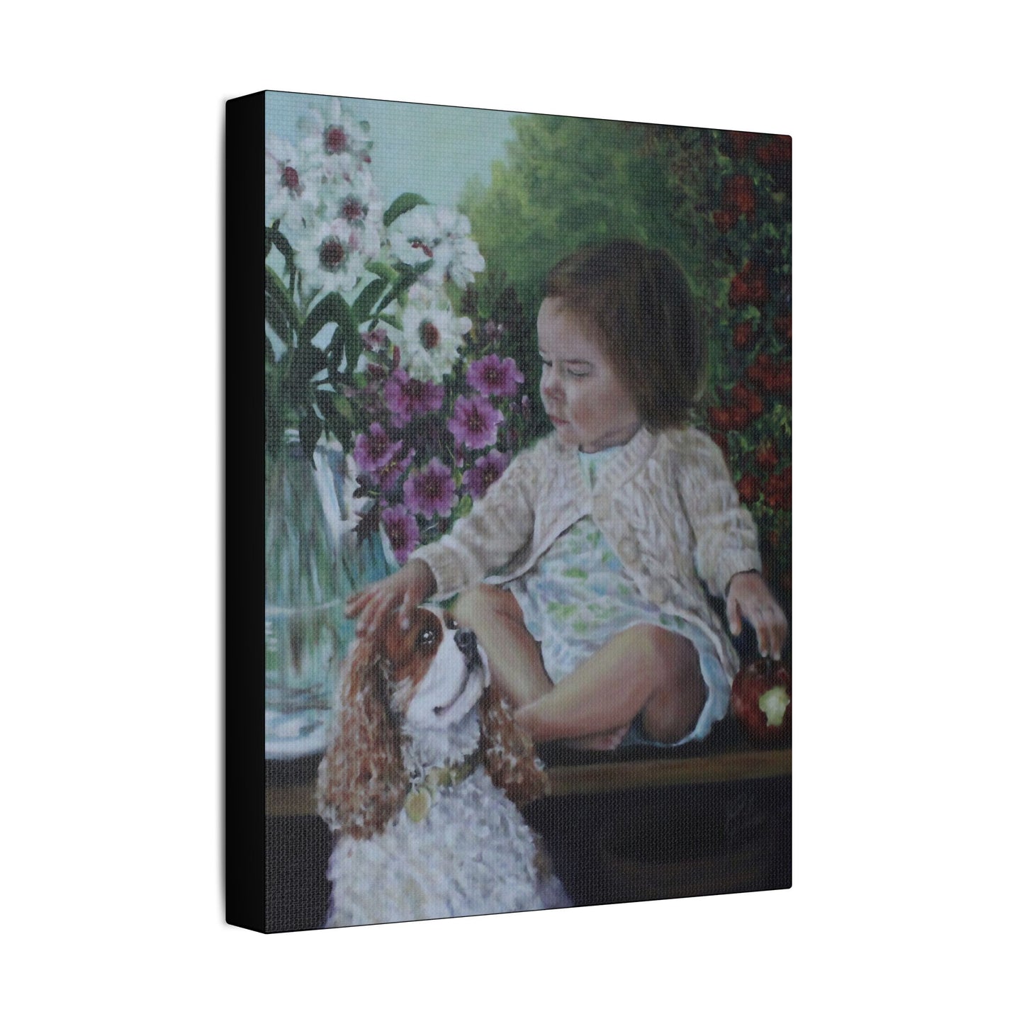 "GARDEN MORNING' Canvas Art Print