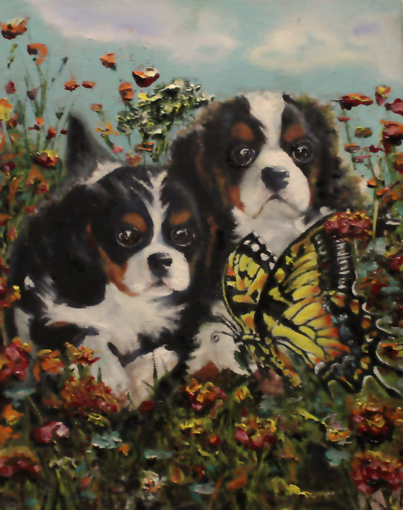Original oil on board.  8X12