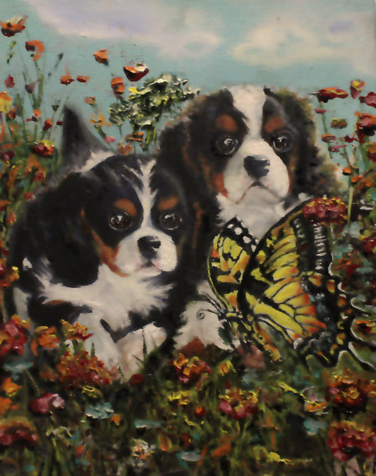 Original oil on board.  8X12